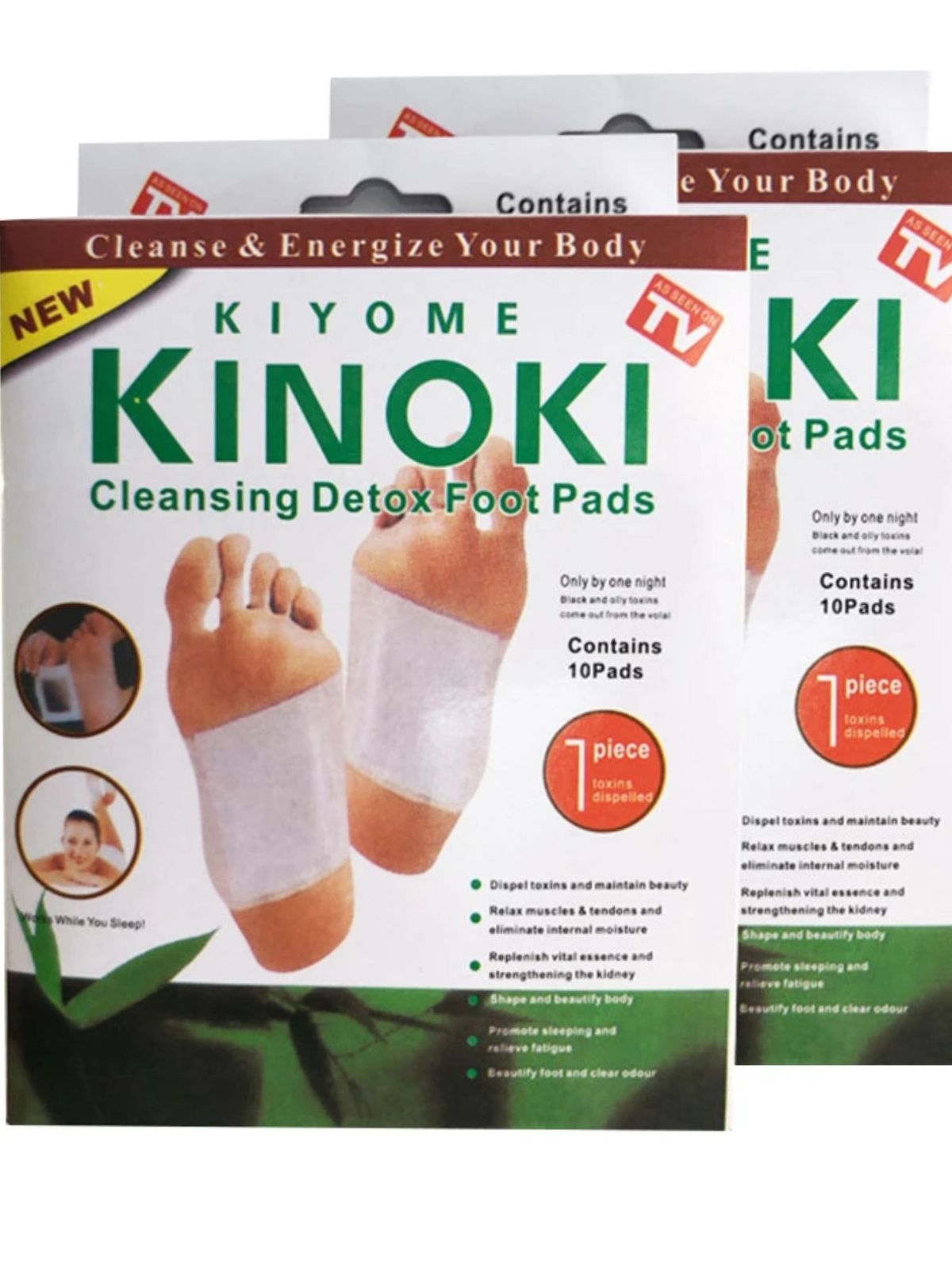 3 CAJAS DE PARCHES KINOKIS