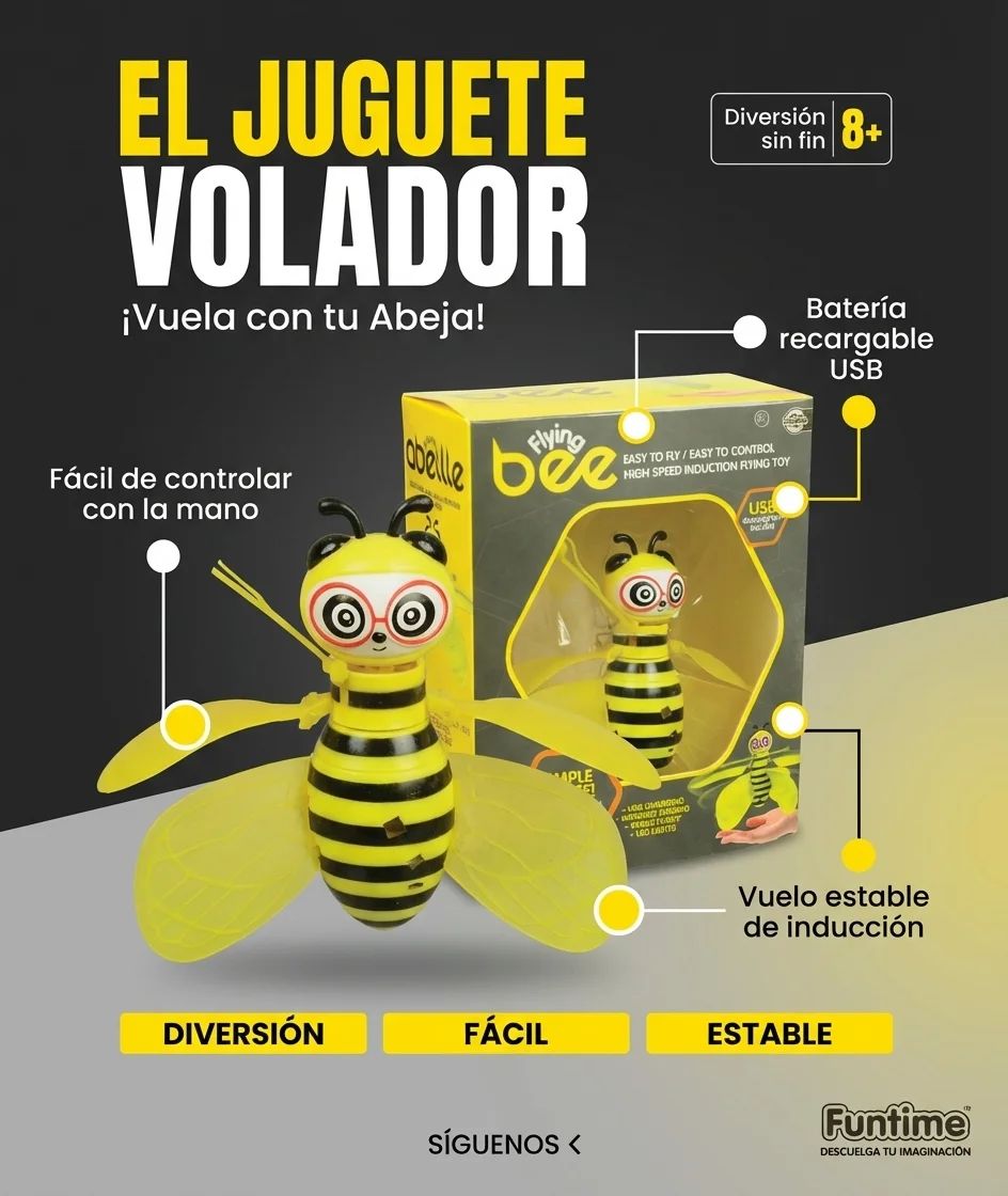 ABEJA DRON VOLADORA